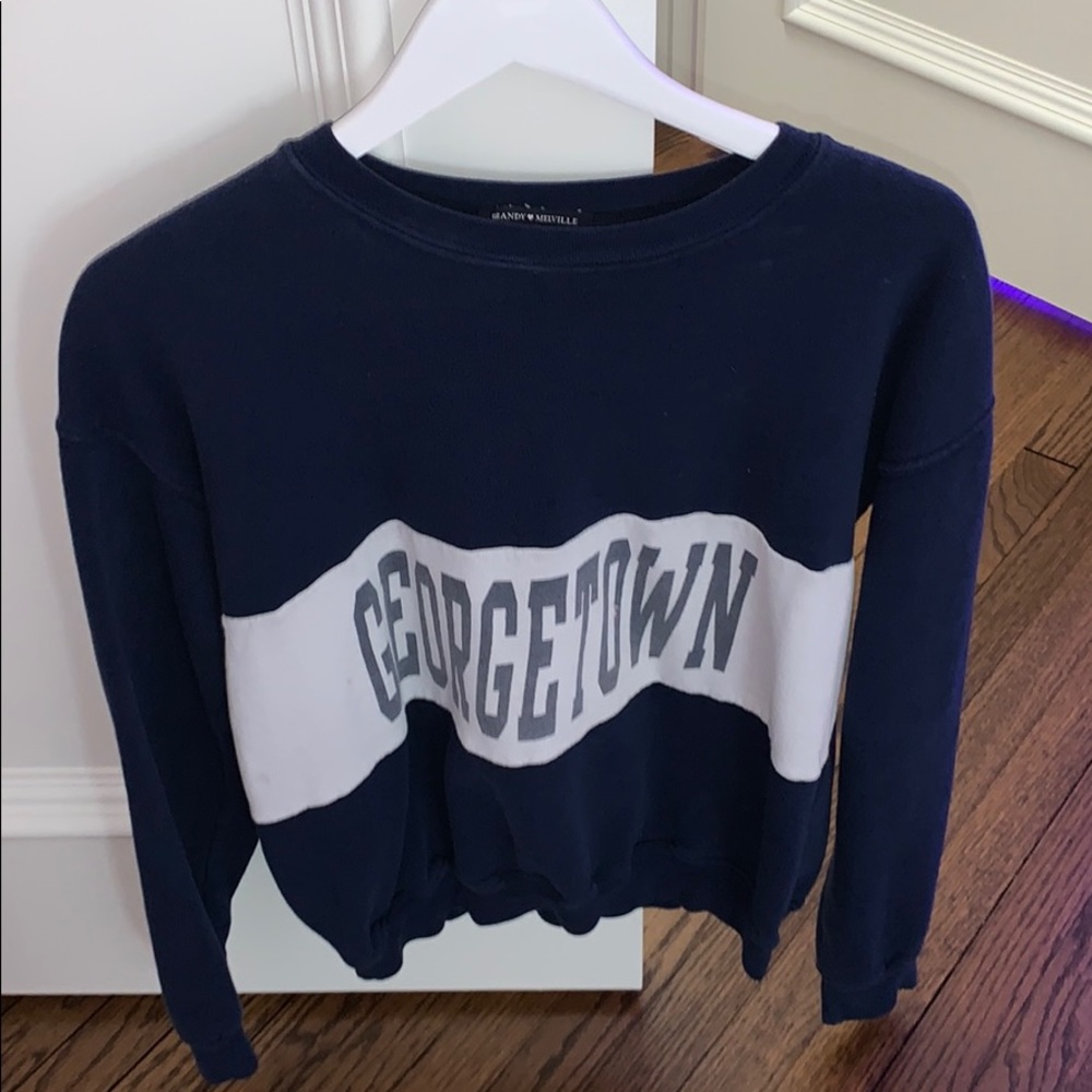 Georgetown brandy Melville sweatshirt